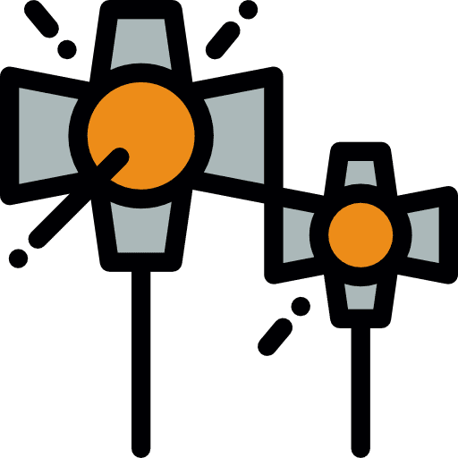 Spotlight technology torch spotlight icon