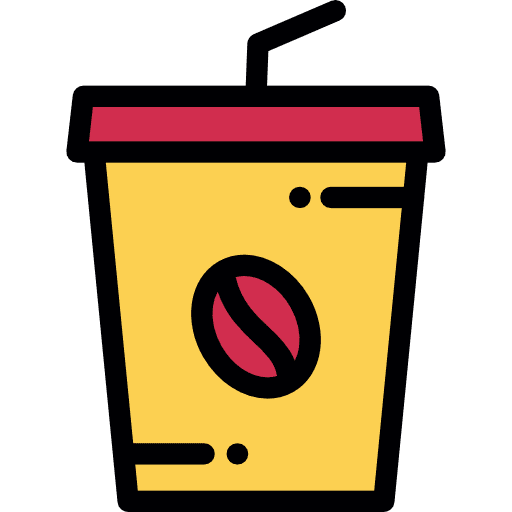 Take away coffee cup hot drink coffee shop icon
