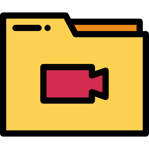 Video camera computing camera interface icon