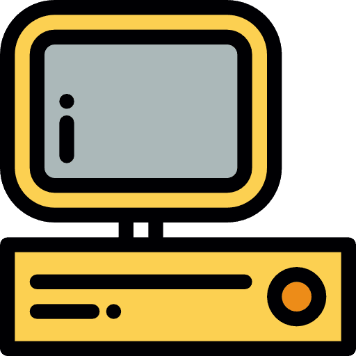 Video play television video player tv monitor icon