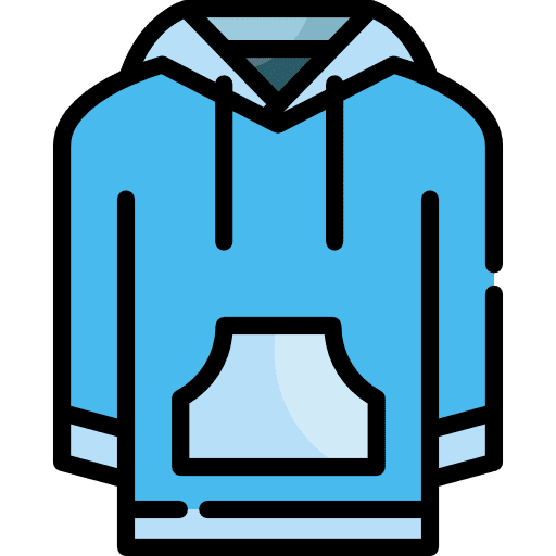 Hoodie garment fashion clothes icon