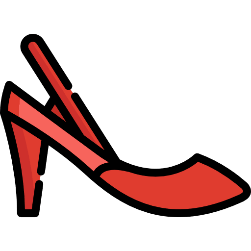 High heels stiletto women shoe icon
