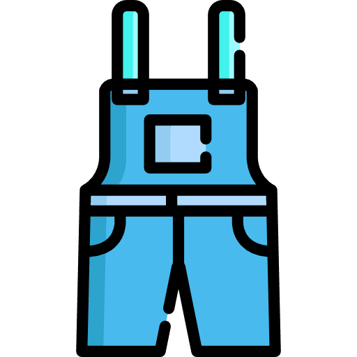 Overall clothes fashion clothing icon