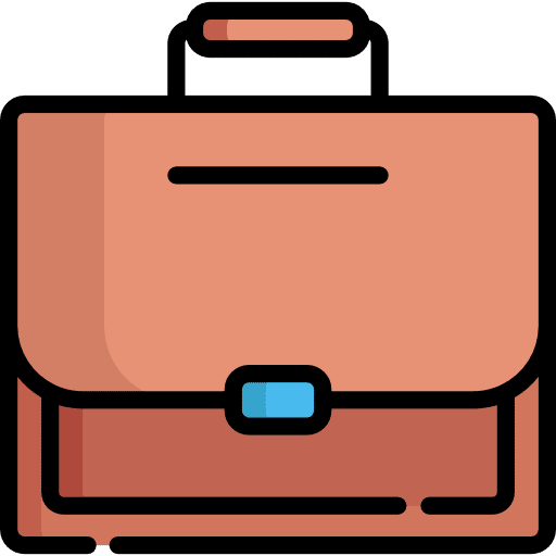 Portfolio bag portfolio business icon