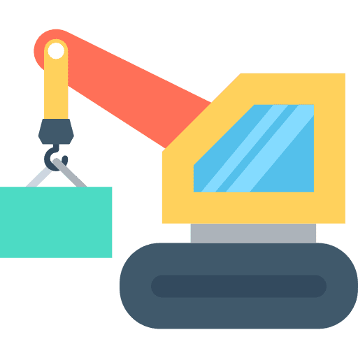 Crane worker workers transportation icon