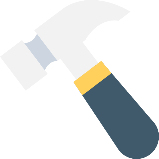 Hammer construction and tools improvement construction icon