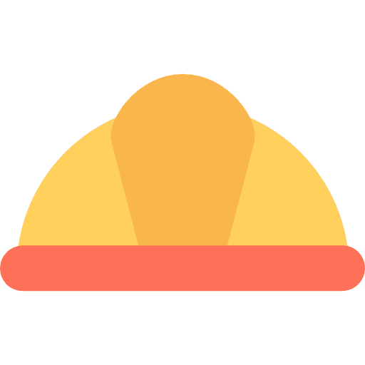 Helmet construction security construction and tools icon