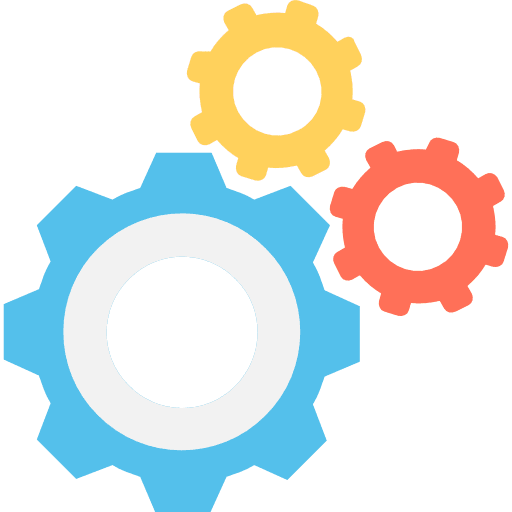 Settings cogwheel gear industry icon