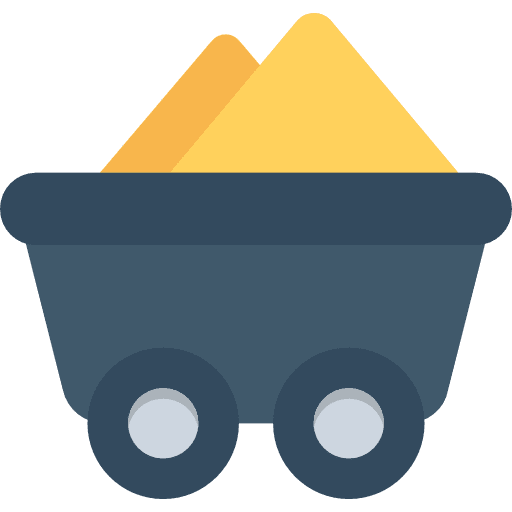 Wagon industry wagon working icon