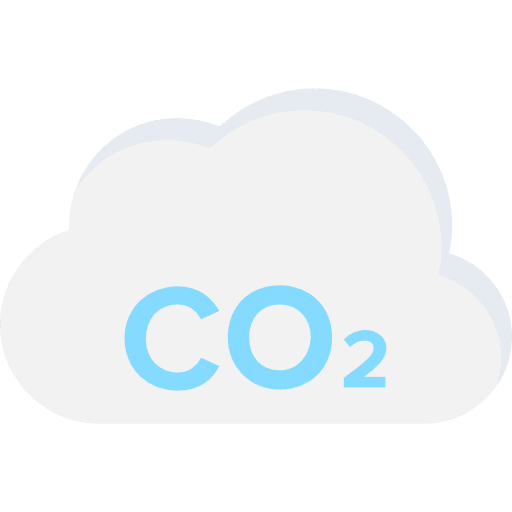 Co2 greenhouse gas industry co2 icon