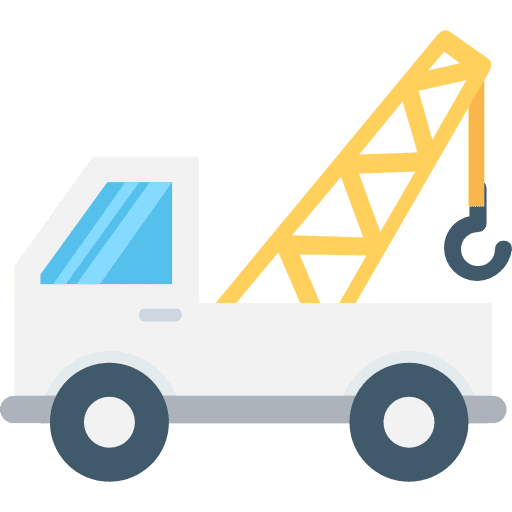 Crane lift transport crane icon