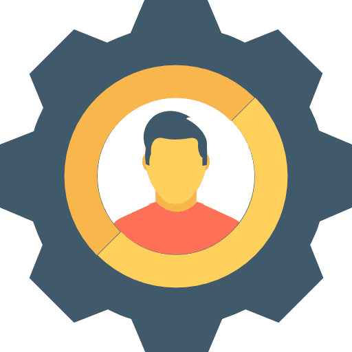 Settings social people settings icon