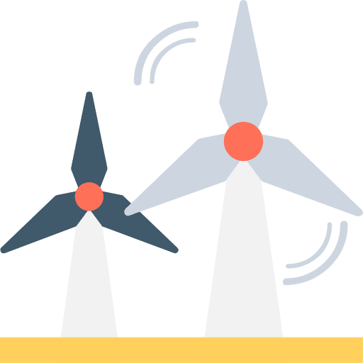 Windmill technology eolic energy windmill icon