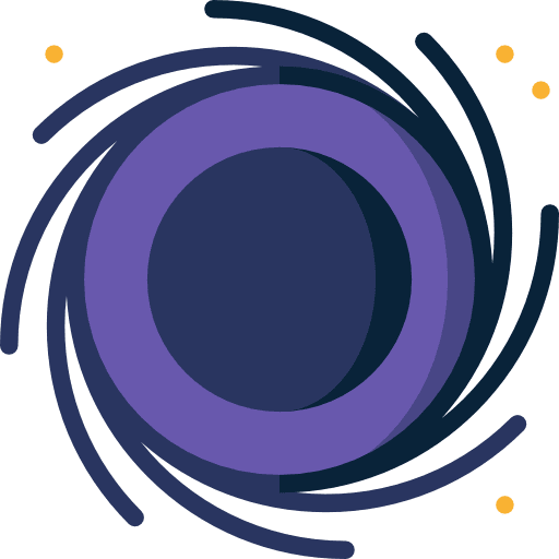 Black hole space miscellaneous galaxy icon
