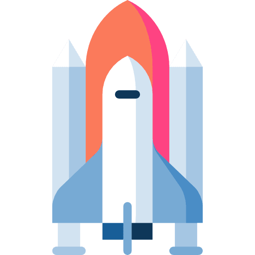 Space shuttle transport galaxy transportation icon