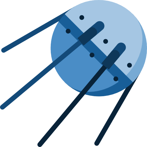 Sputnik satellites sputnik communication icon