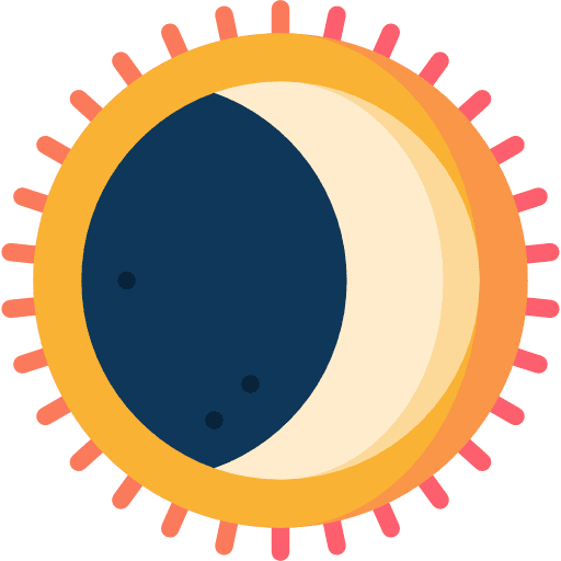 Eclipse eclipse sun covering icon