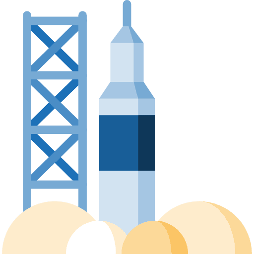 Rocket transport rocket rocket ship icon