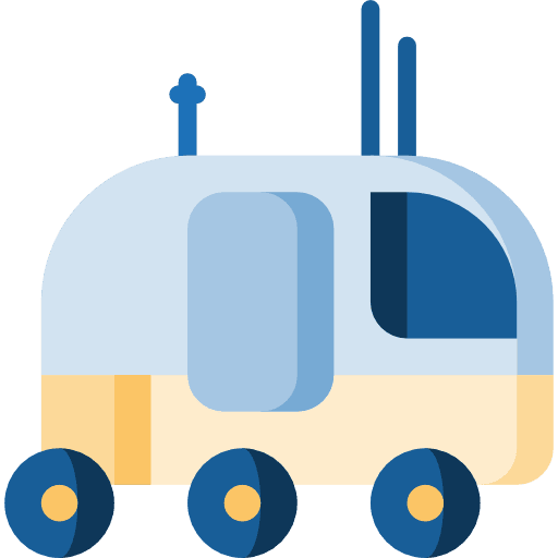 Moon rover moon rover transport vehicle icon