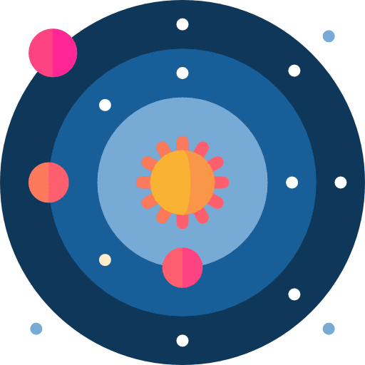 Solar system moons miscellaneous orbit icon