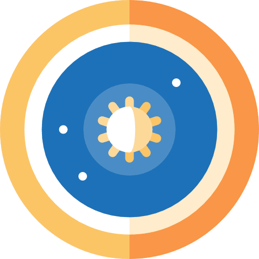 Solar system planets universe miscellaneous icon