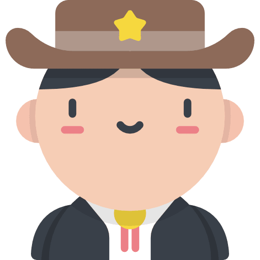 Sheriff boy profile sheriff icon