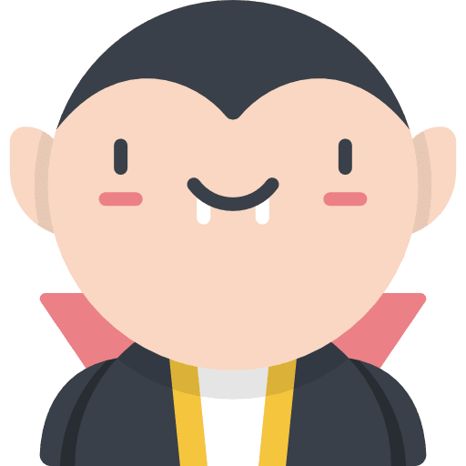 Vampire social user people icon