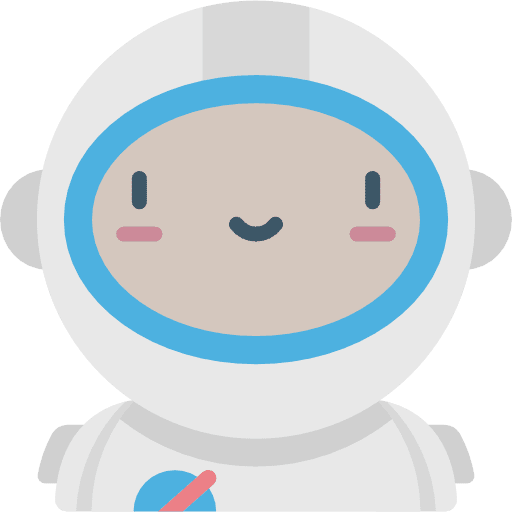 Astronaut kawaii social boy icon