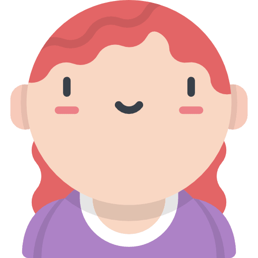 Girl kawaii social user icon