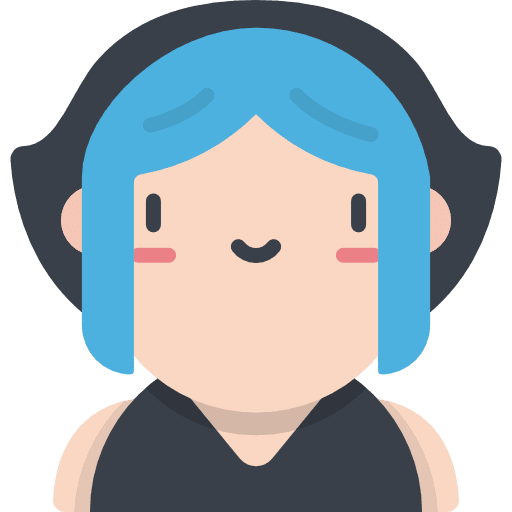 Girl people profile kawaii icon