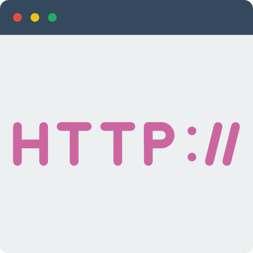 Http rectangular searching link icon