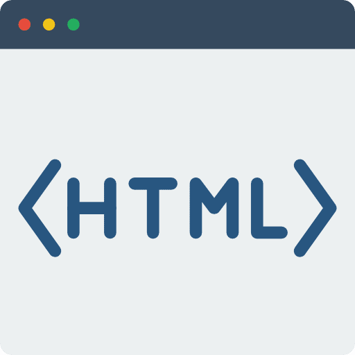 Browser seo and web browser html icon
