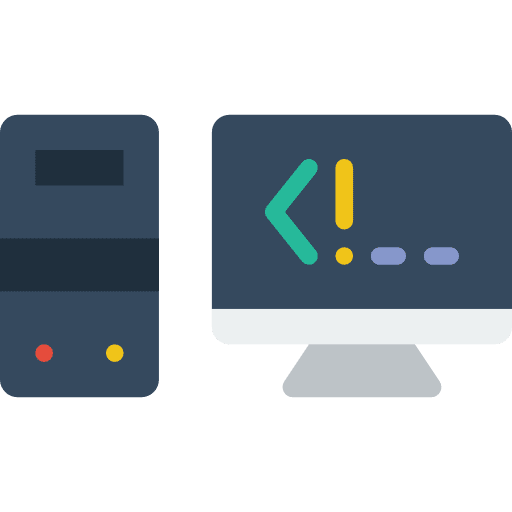 Computing personal computer tower computer icon