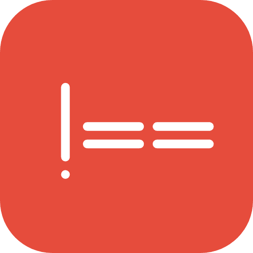 No equal to programming language interface files and folders icon