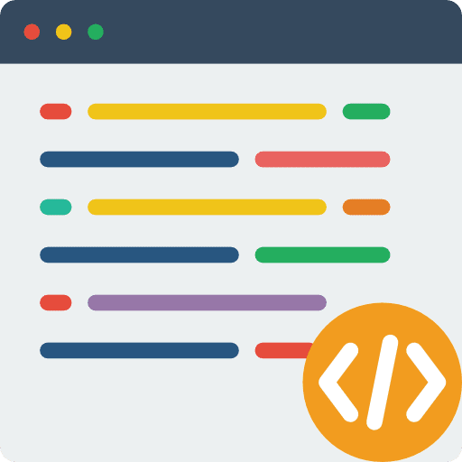 Browser computing coding files and folders icon