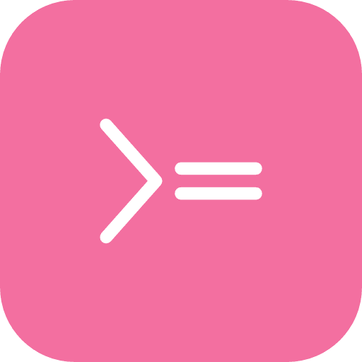 Greater than mathematical mathematics symbol icon