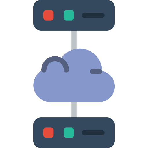 Networking cloud cloudy sky icon