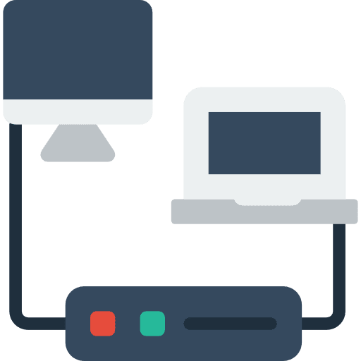 Networking screen technology computer icon