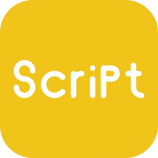 Script computing interface browser icon