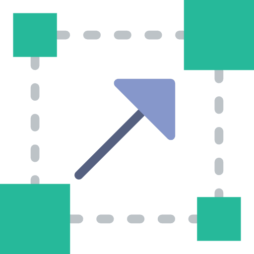 Select shapes selection files and folders icon