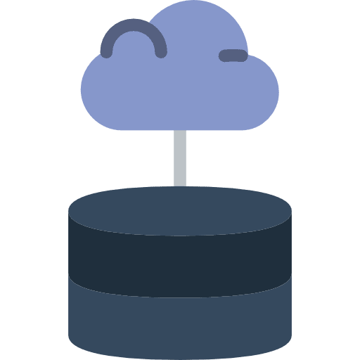 Server server database files and folders icon