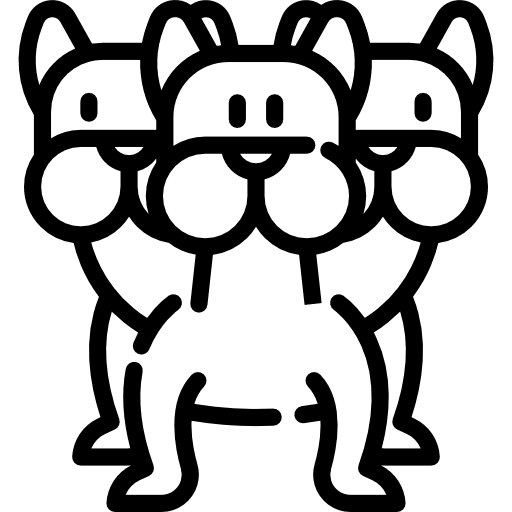 Cerberus people fantasy folklore icon