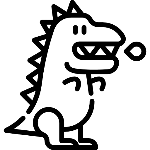 Dinosaur animals dinosaur carnivore icon