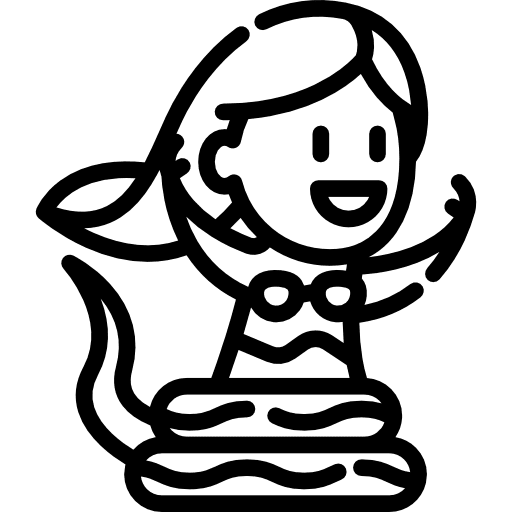 Echidna echidna fantasy fairy tale icon