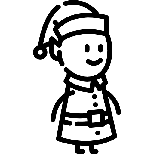 Elf fantasy people legend icon