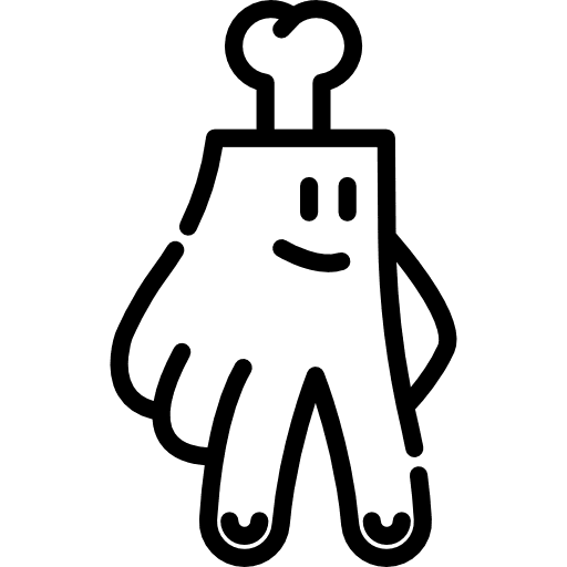 Hand fantasy legend hand icon