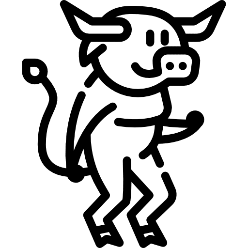 Minotaur fantasy minotaur people icon