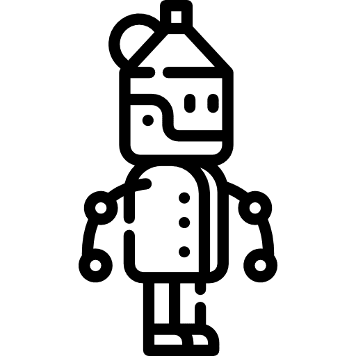 Woodcutter fairy tale fantasy people icon