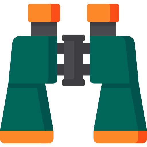 Binoculars nature outlook looking icon