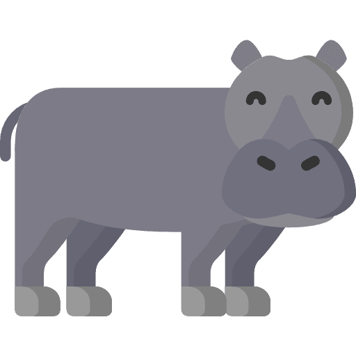 Hippopotamus animals hippopotamus animal kingdom icon